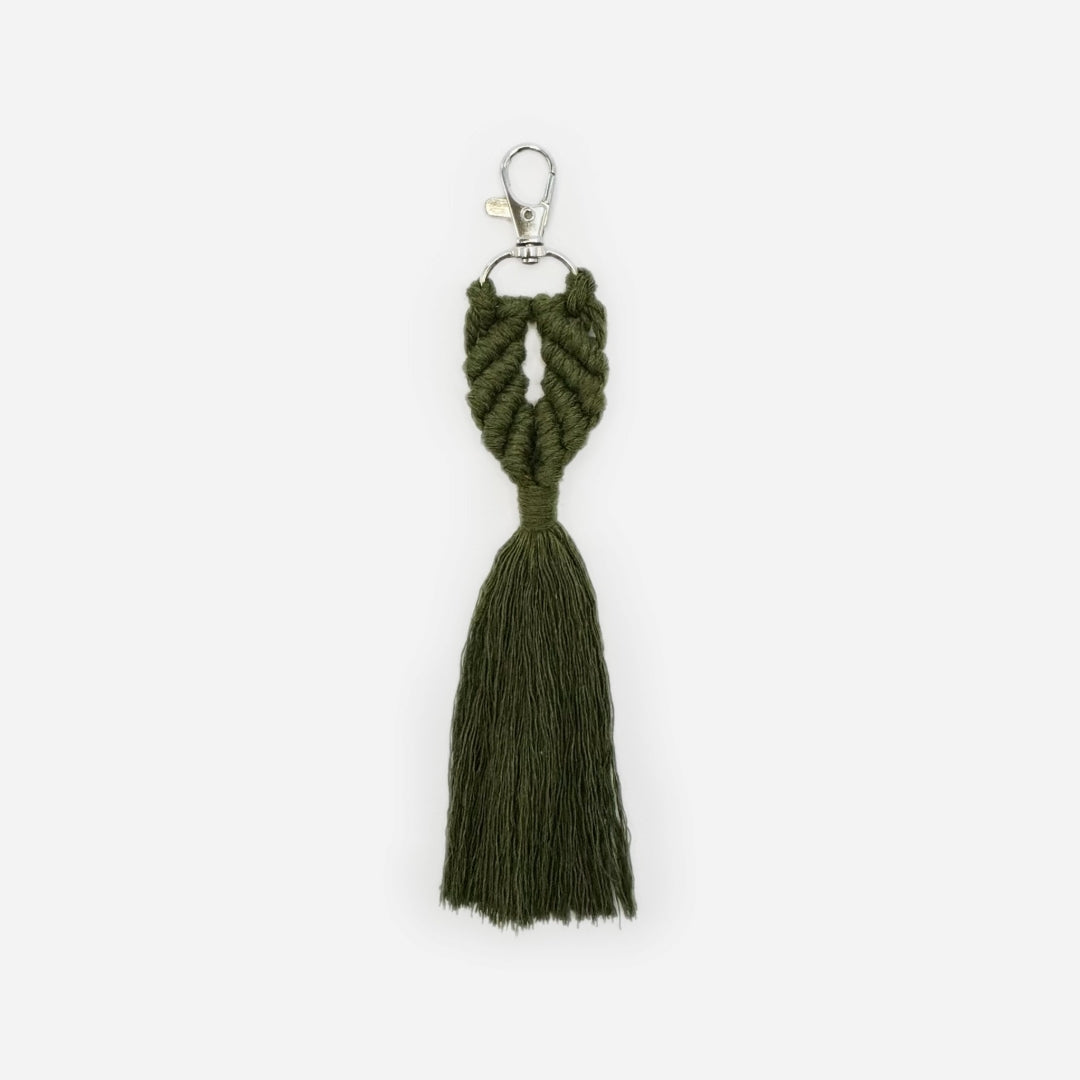 Ariel keychain-olive green