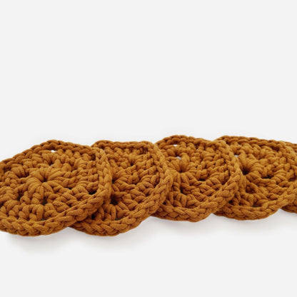 תחתיות Autumn CROCHET COASTER 5